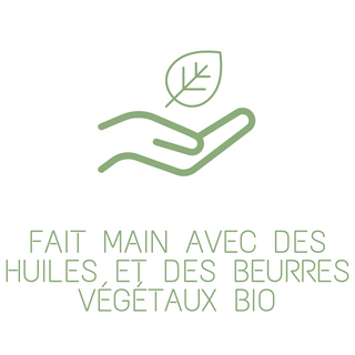 Savon fait main avec des huiles et beurres végétaux bio